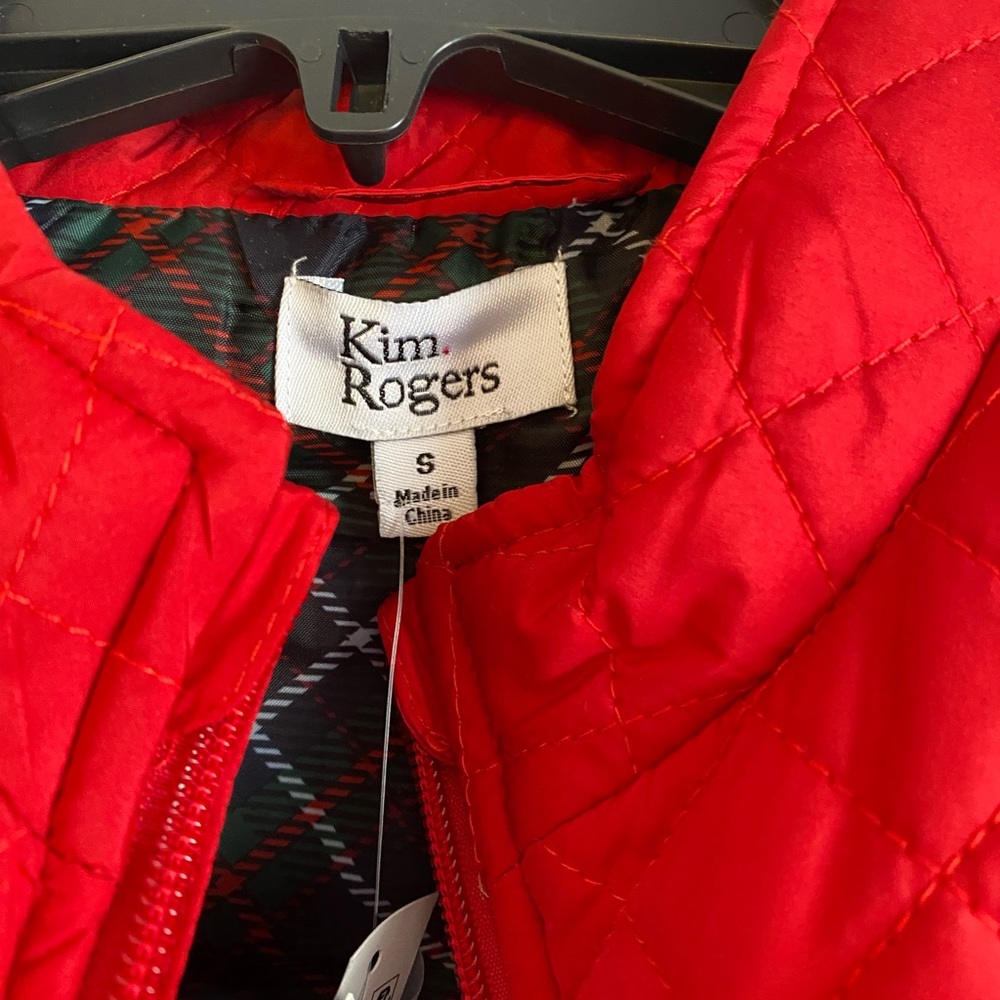 Red vest new with tags